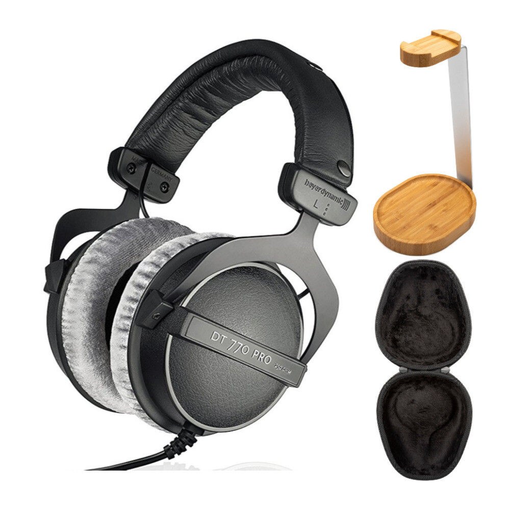 Наушники Beyerdynamic DT 770 PRO на 250 Ом в комплекте с чехлом и подставкой