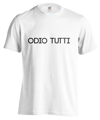 odio tutti maglietta