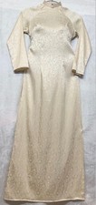 Ao Dai Viet Nam Gam Lua Mem Ru Silk BT-058 Size XL