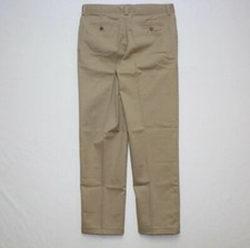 Lands' End Boys Chino Pants Khaki Blend Size 18 Inseam 28" 4