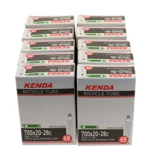 Kenda Bike Inner Tubes 700x20-28c 48mm Presta Threaded LOT of 10 NEW in Boxes