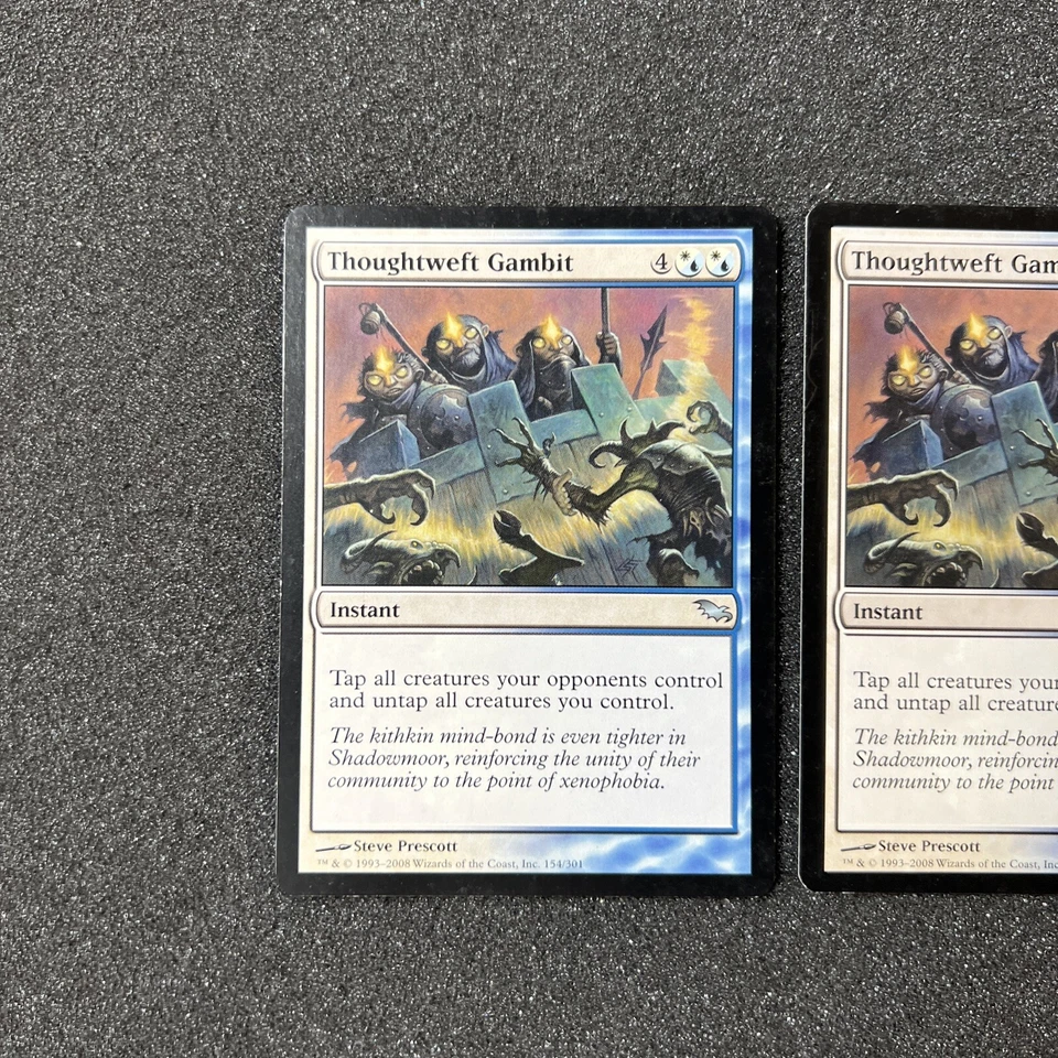 Thoughtweft Gambit Magic The Gathering Mtg Shadowmoor Card 2 - Image 2 of 4
