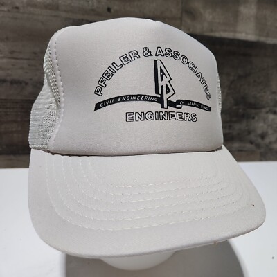 Pfeiler & Associates Civil engineering Surveying Tan VTG Trucker snapback hat