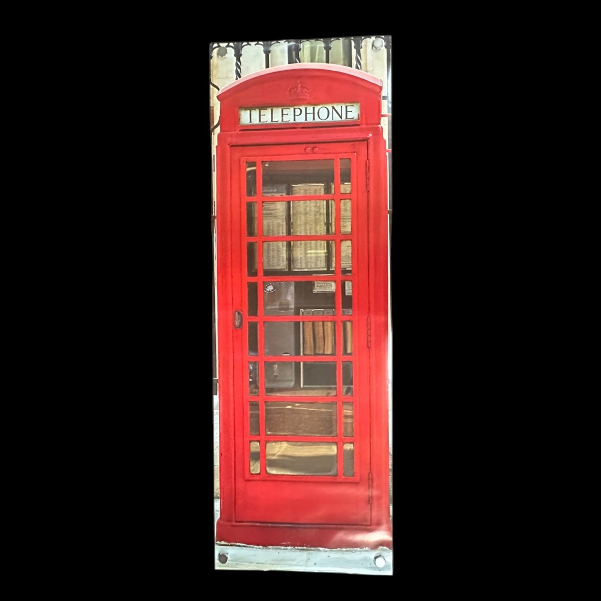 Vintage Verkerke Poster Phone Booth London Telephone 1977 Original