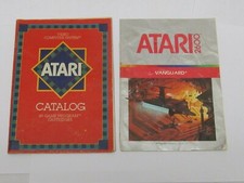 1982 ATARI 2600 VANGUARD INSTRUCTION MANUAL  1982 ATARI GAME CARTRIDGE CATALOG