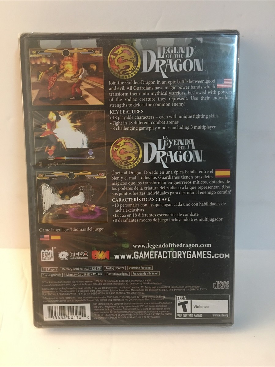 Legend of the Dragon (Sony PlayStation 2, 2007) for sale online | eBay