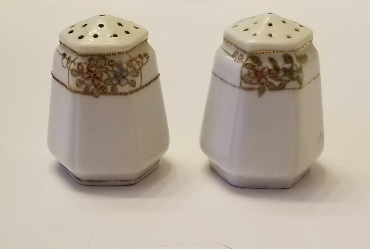 Ceramic & Porcelain White Collectible Salt & Pepper Shakers 1900