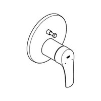 Grohe Eh-Wannenbatt. Eurosmart 24043_3 Fms FüR Rapido Smartbox Chrom