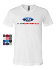 Ford Performance V-Neck T-Shirt Ford Mustang GT ST Racing Tee