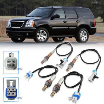 4xUpstream&Downstream Oxygen Sensors For GMC Yukon 2008-2013 4.8L 5.3L 6.0L 6.2L