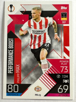 Topps Match Attax UCL Extra 2022/23 PSV Eindhoven Philipp Max PB23