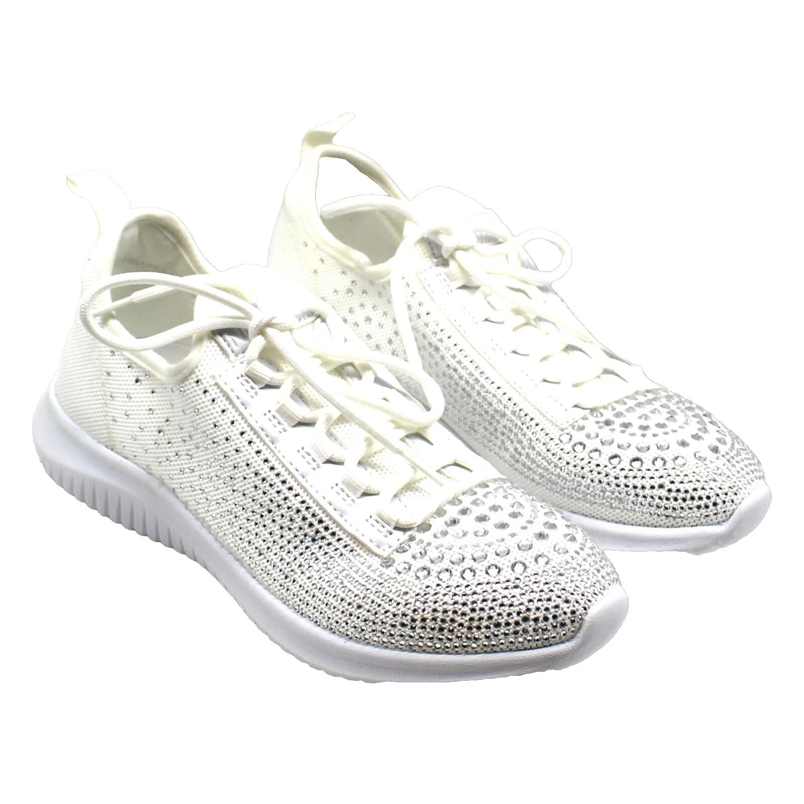 Parte superior de cuero Nine West Blanco Zapatos deportivos para mujeres