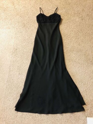 Betsy & Adam Jaslene Formal Dress Size 4 Maxi Str… - image 1