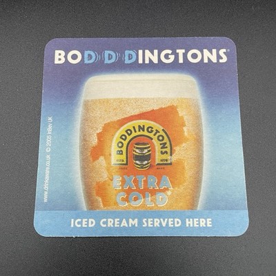 Boddingtons Extra Cold 2005 Bierdeckel Strangeways Manchester Vintage Untersetzer UK