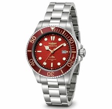 Invicta Pro Diver Vectide Men's Red Dial Stainless Steel Watch | 42mm (50886)