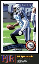 Nate Washington 2011 Topps #148 Tennessee Titans