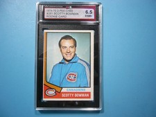 1974/75 O-PEE-CHEE NHL HOCKEY CARD #261 SCOTTY BOWMAN ROOKIE KSA 6.5 EX/NM+ OPC. rookie card picture