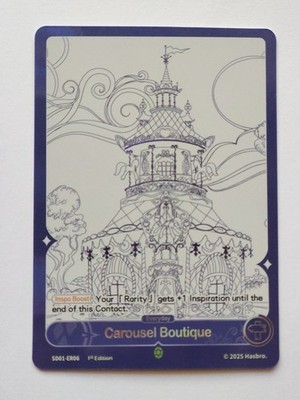 SD01-ER06 - Carousel Boutique - 1st Edition - TCG - English - My Little Pony