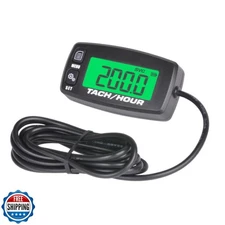 Runleader Digital Maintenance Tach/Hour Meter,Battery Replacement for Small G