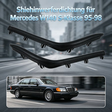 Scheinwerfer Dichtungsgummi Set für Mercedes W140 S-Klasse 95-98 links rechts Scheinwerfer Dichtungsgummi Set für Mercedes W140 S-Klasse 95-98 links rechts