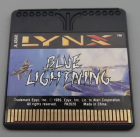 ATARI LYNX Portable Game Console BLUE LIGHTNING English Version Manual Included