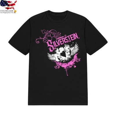 Silverstein Graphic Tee Black Emo Post Hardcore Band Shirt Mens Unisex