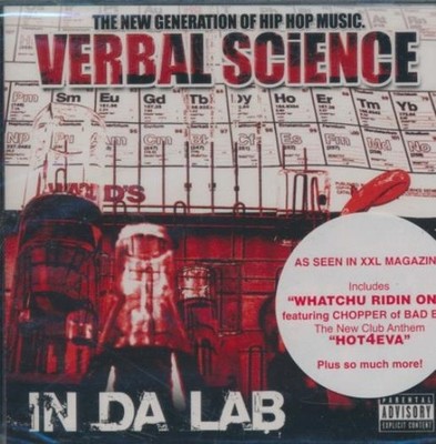 Verbal Science: In Da Lab w/ Hype Sticker MUSIC AUDIO CD hip hop rap DJ SEALED 