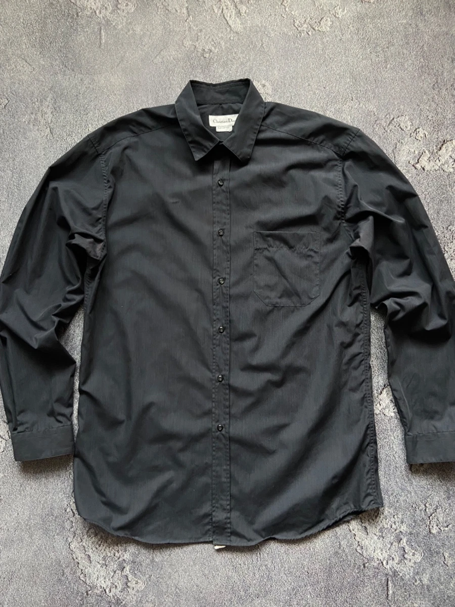 Dior Black Dress Shirts for Men for sale | eBay