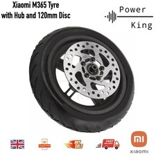 Xiaomi Mijia M365 PRO/PRO2 Rear Pneumatic Tyre with 120mm Disc Brake & Wheel Hub