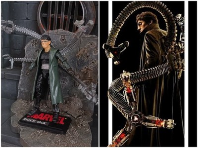 3.75''  Custom Action Figure Doc Ock Spiderman  Avengers  MARVEL UNIVERSE SCALE