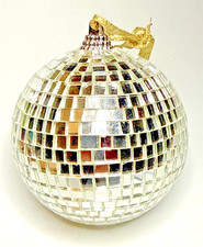 Christmas Ornament Disco Ball Type About 3  