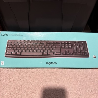 Logitech K270 Full-size Wireless Keyboard PC Includes Unifying Receiver NEW