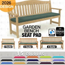 Outdoor Waterproof Fabric 2 3 4 Seater Bench Pad Garden Furniture Seat Cushion