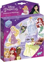 Totum 44227 Disney Princess Diamond Painting Set: Gestalte Funkelnde Bilder Von