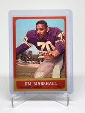 1963 Topps Jim Marshall #107 Rookie Card RC Minnesota Vikings. rookie card picture