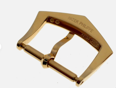 AUTHENTIC PATEK PHILIPPE -PIN BUCKLE 16mm-750 SOLID ROSE GOLD PPC STAMPED