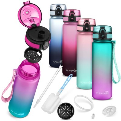 My Vesperbox - Minny - Kinder Trinkflasche 750ml   Auslaufsicher & BPA-frei