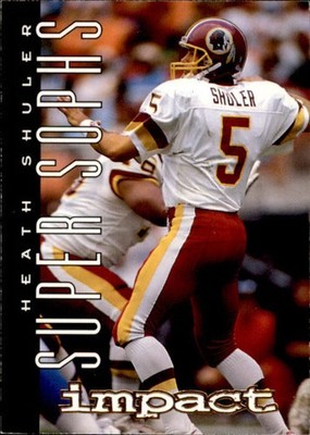 1995 Skybox Impact - Heath Shuler #164