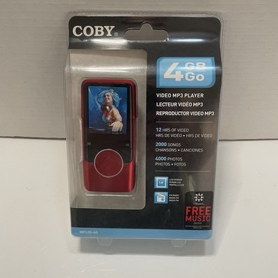 COBY MP620-4G 4GB Go Video MP3 Player 1.8 LCD Screen USB 2.0 Hi-Speed -Brand New