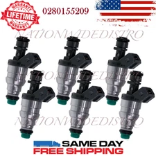 6x OEM Bosch Fuel Injectors for 1993 Mercedes-Benz 300SE 3.2L I6 0280155209