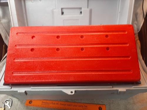 Sears Craftsman USA Permanex 20” Tool Box W Tote Tray Rare 9_65087 - Picture 7 of 24