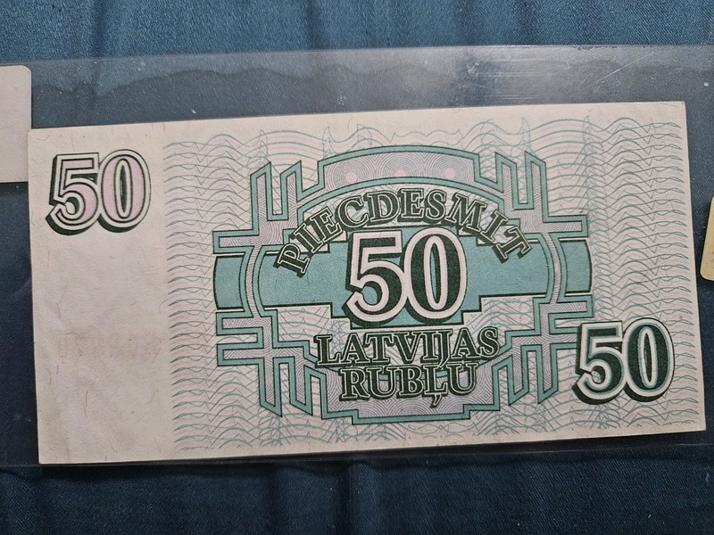 Latvia 50 Rublu 1992 UNC Banknote