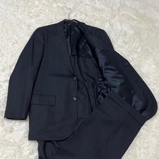 Brooks Brothers Navy Micro Check Wool 2 Piece Suit Made in Japan A6 US 38R