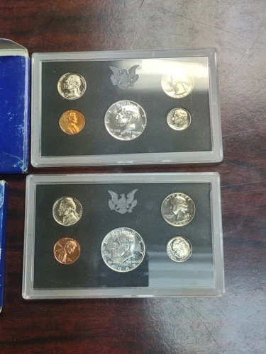 Two Proof Sets 1968 -1969 Kennedy Halves Are Forty Percent Silver 68 Is Nice
