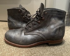 Wolverine 1000 Mile Boots Gray Leather Made In The USA Womens 11