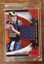 2016 Panini Certified - New Generation Jerseys Mirror Jared Goff #1 Red /299 RC