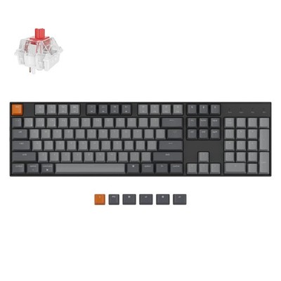 Keychron K10 Full Size Layout RGB Backlit Hot-Swappable Mechanical Gaming Key...