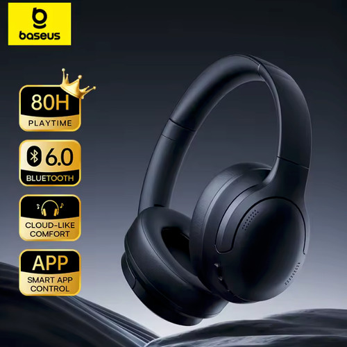 Baseus Wireless Bluetooth 5.3 Headphones Noise Cancelling Over-Ear Earphones CE