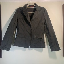 Debenhams Designers John Richmond Ladies Jacket Size 10 Green Great Condition