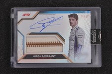 F2 Topps Dynasty Logan Sargeant /10 - Auto Suit Zipper #DAF-LSA